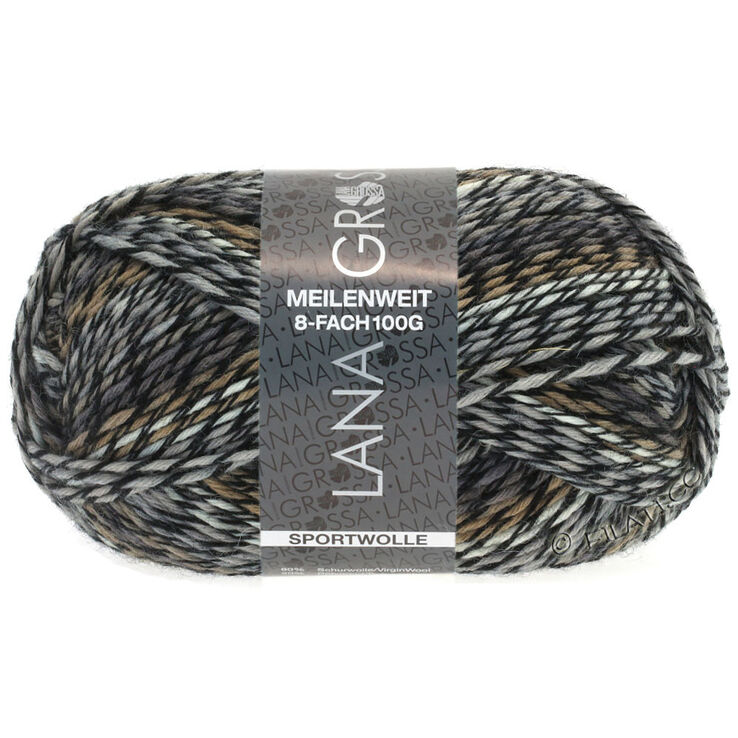 Lana Grossa MEILENWEIT 8-FACH 100g Print | -