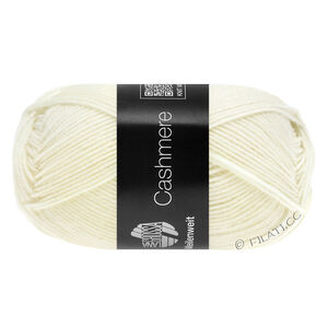 Lana Grossa MEILENWEIT 50g Cashmere | 01-valkoinen
