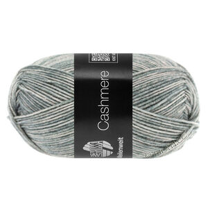 Lana Grossa MEILENWEIT 50g Cashmere | 02-vaaleanharmaa meleerattu