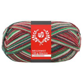 MEILENWEIT 100g Merino Christmas Lurex / Lana Grossa