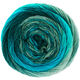 Lana Grossa MEILENWEIT 100g Color Mix Soft | 8052-tumma petrooli/petroolinsininen/petroolinvihreä/vaalea petrooli/minttu