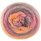Lana Grossa MEILENWEIT 100g Color Mix Soft | 8069-vaaleanharmaa/rosé/lohi/neilikan vaalenapunainen/ruusukvartsi/vaaleanoranssi/harmaa/mauve