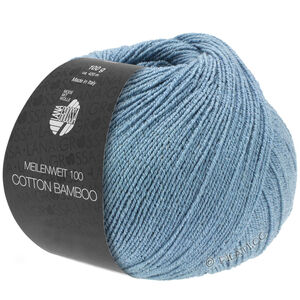 Lana Grossa MEILENWEIT 100g Cotton Bamboo | 12-harmaansininen