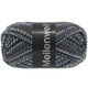 Lana Grossa MEILENWEIT 100g Black Denim Mix | 4658-musta/ecru/siniharmaa/taupe/tumma petrooli/antrasiitti