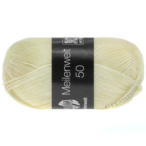 Lana Grossa MEILENWEIT 50g | 1113-luonnonvalkoinen