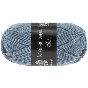 Lana Grossa MEILENWEIT 50g | 1302-farkku/harmaa meleerattu