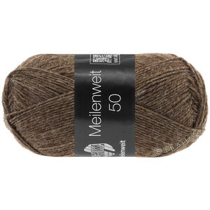 Lana Grossa MEILENWEIT 50g | 1305-harmaanruskea