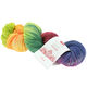 Lana Grossa MEILENWEIT 100g Merino Hand-dyed | 409-keltavihreä/tummanvihreä/ruoste/oranssi/limetti/harmaanvioletti/antiikkivioletti/harmaanvihreä
