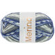 Lana Grossa MEILENWEIT 100g Merino Extrafine Denim Mix | 2601-vaaleanharmaa/tummanharmaa/tummansininen