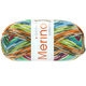 Lana Grossa MEILENWEIT 100g Merino Extrafine Meran | 2588-valkoinen/antrasiitti/oranssi/limetti/turkoosi/vihreä/pinkki