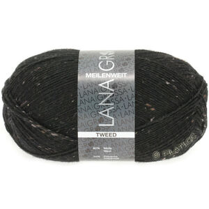 Lana Grossa MEILENWEIT 100g Tweed | 126-musta