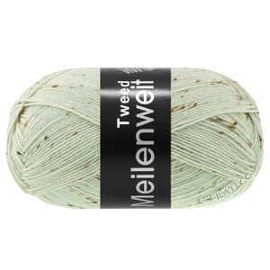 Lana Grossa MEILENWEIT 100g Tweed | 182-valkovihreä