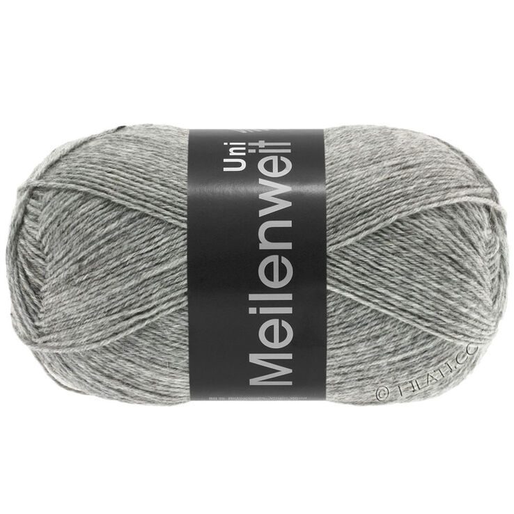 Lana Grossa MEILENWEIT 100g | 1103-harmaa meleerattu