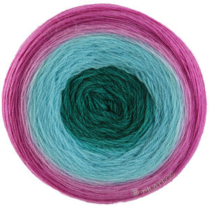 Lana Grossa MERINO LACE AQUARELL | 03-petrooli/turkoosi/fuksia