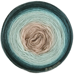 Lana Grossa MERINO LACE AQUARELL | 06-harmaabeige/vihreänbeige/harmaapetrooli/muta