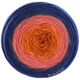 Lana Grossa MERINO LACE AQUARELL | 07-oranssi/neilikan vaalenapunainen/tummansininen