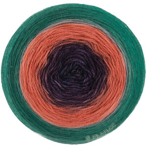 Lana Grossa MERINO LACE AQUARELL | 09-tummanruskea/terrakotta/tumma petrooli