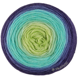 Lana Grossa MERINO LACE AQUARELL | 12-limetti/haaleankeltainen/turkoosi/petrooli