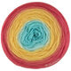Lana Grossa MERINO LACE AQUARELL | 15-lohenpunainen/lohenoranssi/keltainen/turkoosi