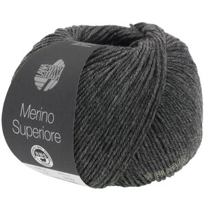 Lana Grossa MERINO SUPERIORE | 06-tummanharmaa