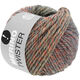 Lana Grossa MERINO TWISTER | 01-siniharmaa/harmaa/ruusupuu/vihreänharmaa