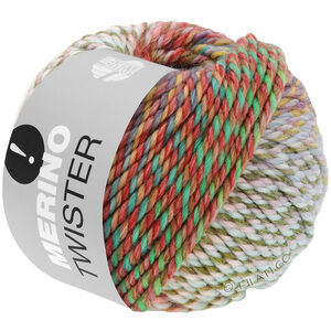 Lana Grossa MERINO TWISTER | 07-keltavihreä/keltainen/roosa/petrooli/kameli/marja/vanharoosa/nougat