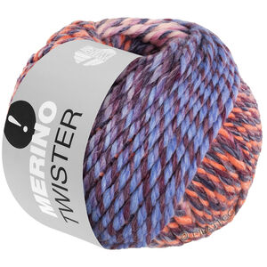 Lana Grossa MERINO TWISTER | 11-lohi/tummansininen/bordeaux/harmaanlila/sireeni