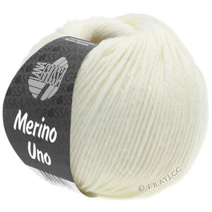 Lana Grossa MERINO UNO | 01-valkoinen