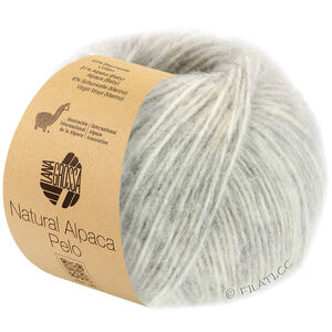 Lana Grossa NATURAL ALPACA Pelo | 002-luonnonvalkoinen/pehmeä harmaa