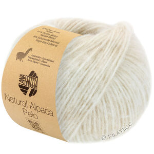Lana Grossa NATURAL ALPACA Pelo | 005-luonnonvalkoinen/pehmeä beige