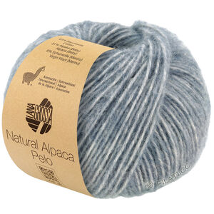 Lana Grossa NATURAL ALPACA Pelo | 017-harmaansininen meleerattu