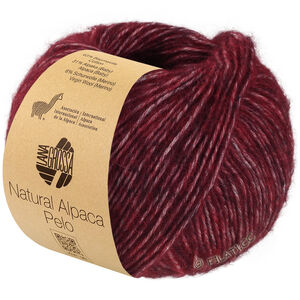 Lana Grossa NATURAL ALPACA Pelo | 030-burgundi meleerattu