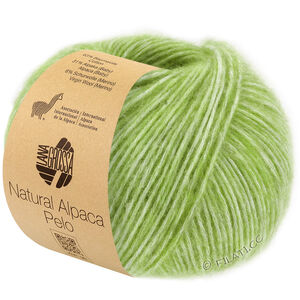 Lana Grossa NATURAL ALPACA Pelo | 033-toukokuunvihreä meleerattu