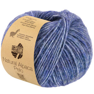 Lana Grossa NATURAL ALPACA Pelo | 034-sininen meleerattu