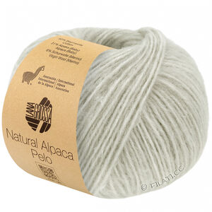 Lana Grossa NATURAL ALPACA Pelo | 036-luonnonvalkoinen/valonharmaa