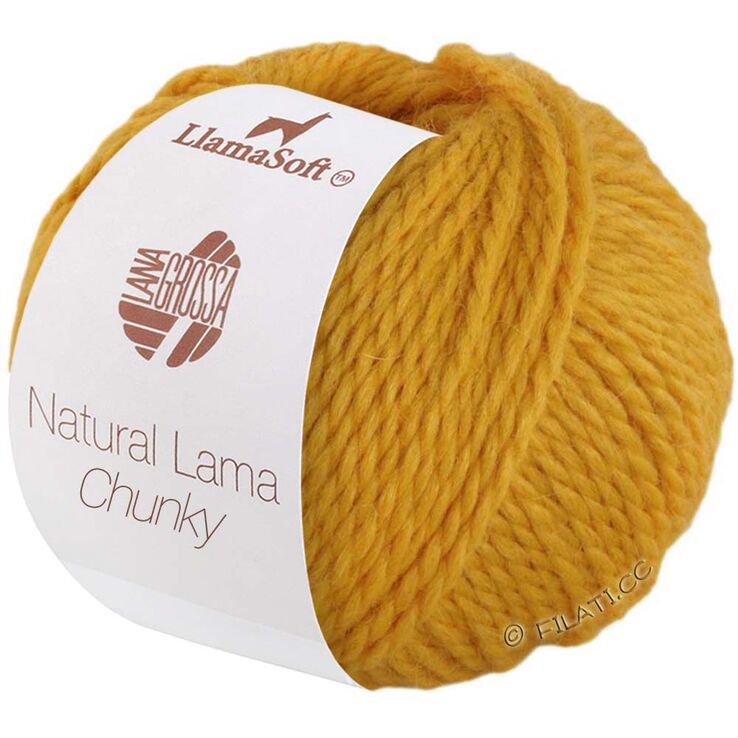 Lana Grossa NATURAL LAMA CHUNKY | 01-keltainen