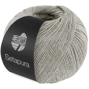 Lana Grossa SETAPURA | 21-hopeanharmaa
