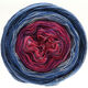 Lana Grossa SHADES OF MERINO COTTON | 604-syreeninpinkki/violetti/valkoinen/keskisininen/kyyhkynsininen