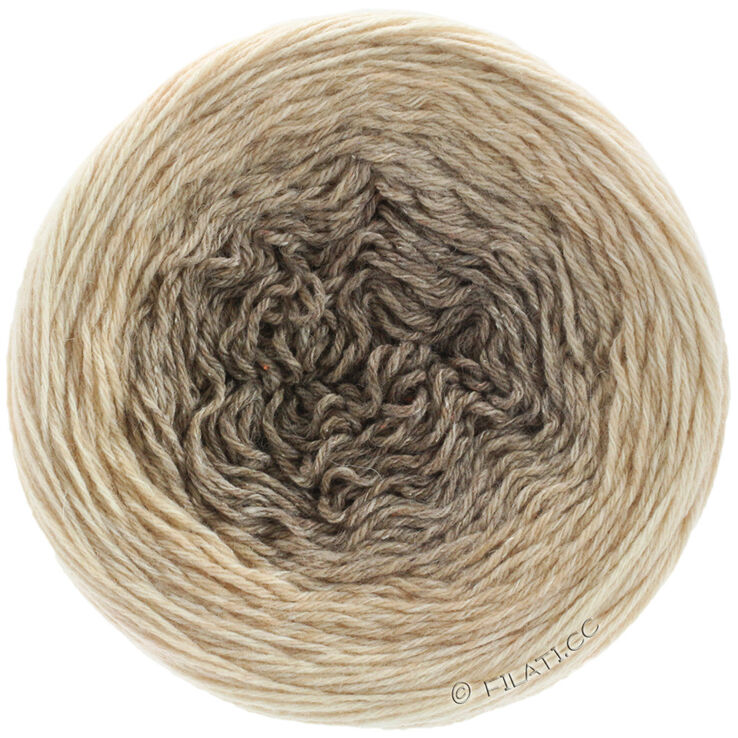 Lana Grossa SHADES OF TWEED | 901-luonto/beige/harmaanruskea