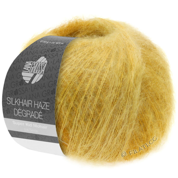 Lana Grossa SILKHAIR HAZE Dégradé | 1101-keltainen/okra