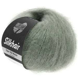 Lana Grossa SILKHAIR | 105-harmaanvihreä