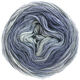 Lana Grossa SLOW WOOL LINO Dégradé | 205-vaaleanharmaa/hiirenharmaa/siniharmaa