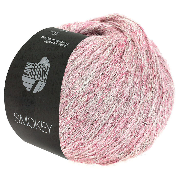 Lana Grossa SMOKEY | 201-vanharoosa/luonto/harmaa