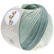 Lana Grossa SOFT COTTON Dégradé | 106-valkoinen/vaaleanharmaa/petroolinharmaa