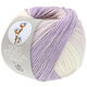 Lana Grossa SOFT COTTON Dégradé | 117-ecru/pehmeä lila/sireeni