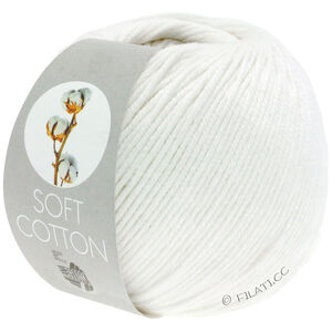 Lana Grossa SOFT COTTON | 10-valkoinen