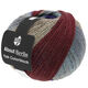 Lana Grossa MEILENWEIT 100g Yak Colorblock (ABOUT BERLIN) | 632-tummanharmaa/vaaleanharmaa/violetti/punaruskea/taupe meleerattu