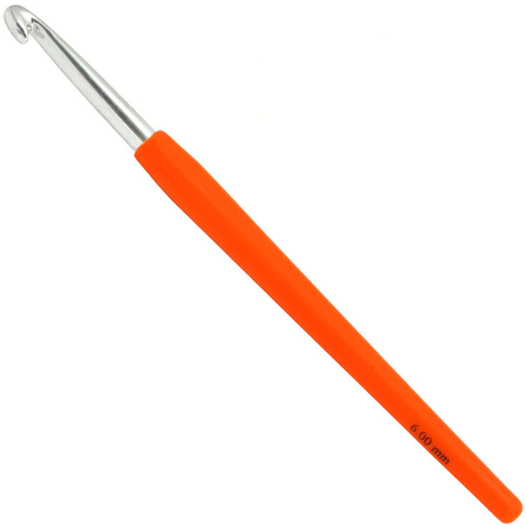 Lana Grossa Virkkuukoukku Design Color (Soft Grip) 6,0mm