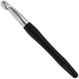 Lana Grossa Virkkuukoukku Soft Grip alumiini 12,0mm