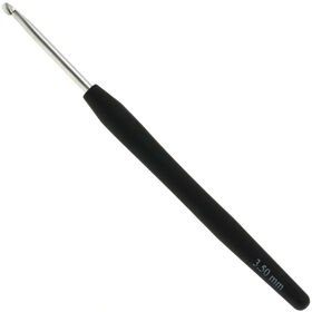Lana Grossa Virkkuukoukku Soft Grip alumiini 3,5mm